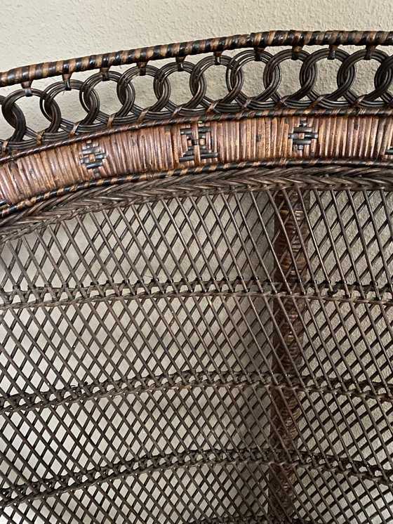 Image 1 of Sedia vintage a forma di pavone