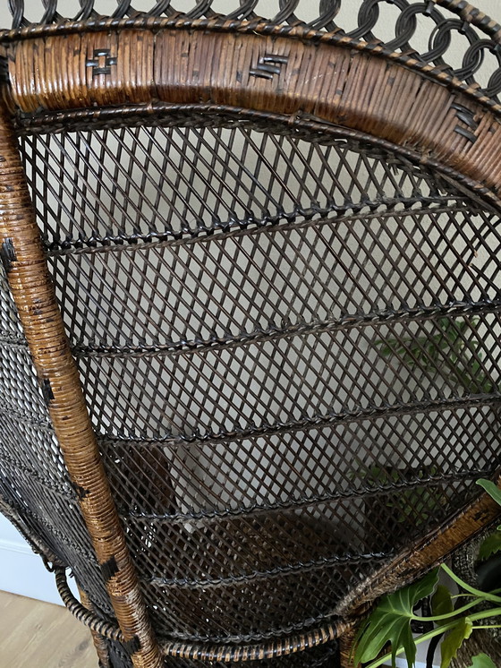 Image 1 of Sedia vintage a forma di pavone