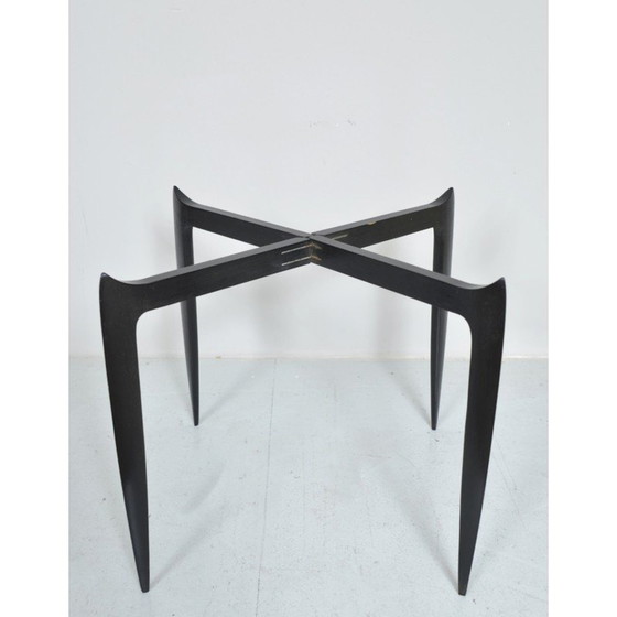 Image 1 of Vintage teak and beech tray table by Fritz Hansen and Sven Aage Willumsen for Fritz Hansen, Denmark 1960