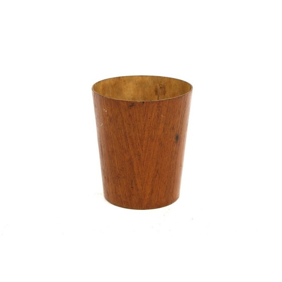 Image 1 of Vintage teak wastepaper basket by Martin Aberg for Servex, Sweden 1960