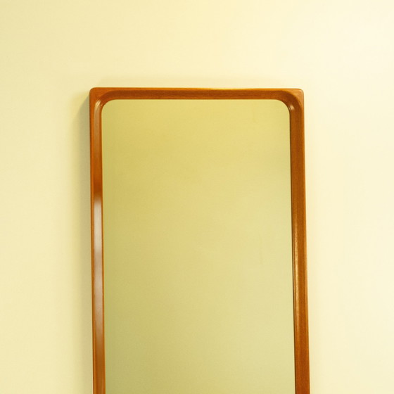 Image 1 of Wall mirror from Glasmäster, solid teak frame, 1960s