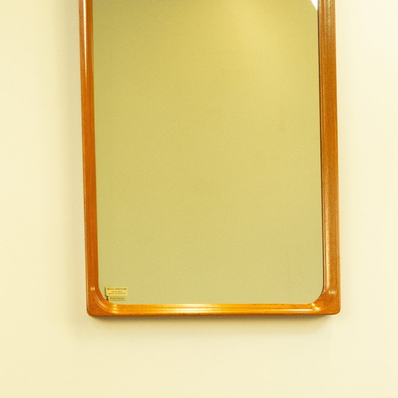 Image 1 of Wall mirror from Glasmäster, solid teak frame, 1960s