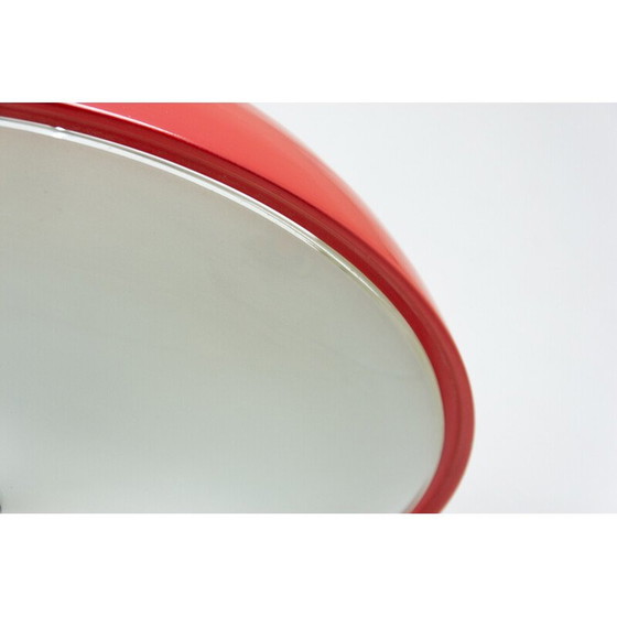 Image 1 of Vintage sheet metal, glass and plastic pendant lamp by Josef Hurka for Napako, Czechoslovakia 1960