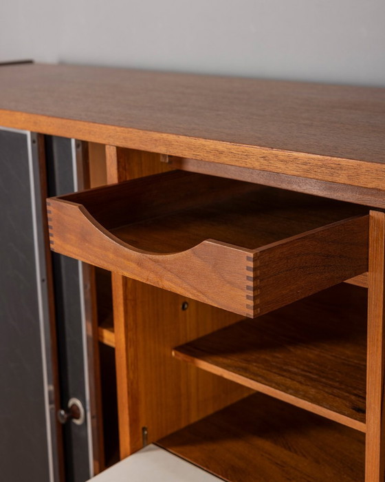 Image 1 of Vintage Wooden Highboard Sideboard From The 1960S, Design By G. Coslin For 3V Arredamenti 