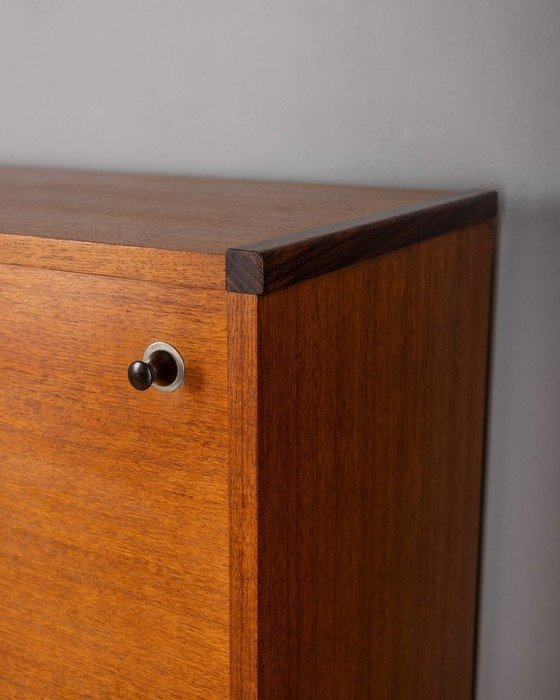 Image 1 of Vintage Wooden Highboard Sideboard From The 1960S, Design By G. Coslin For 3V Arredamenti 