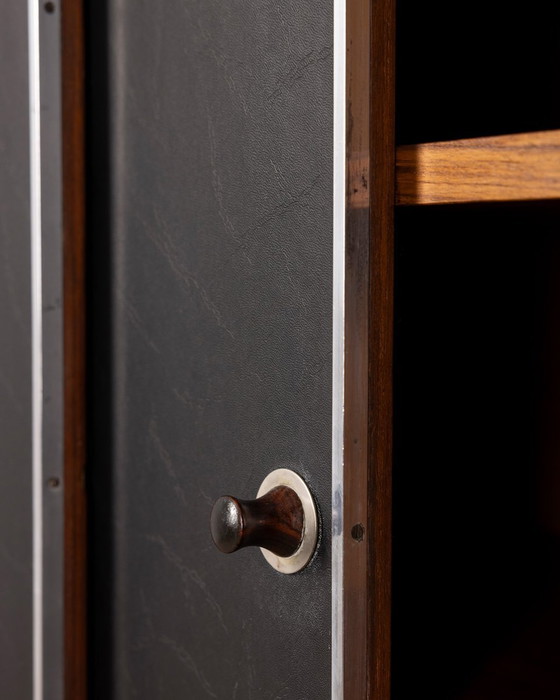 Image 1 of Vintage Wooden Highboard Sideboard From The 1960S, Design By G. Coslin For 3V Arredamenti 