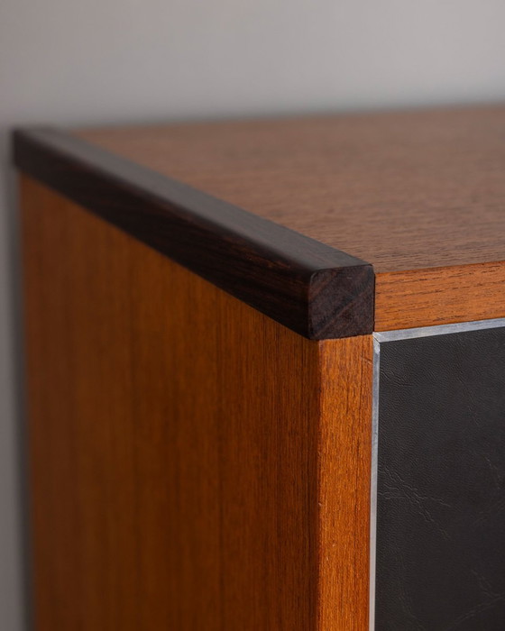 Image 1 of Vintage Wooden Highboard Sideboard From The 1960S, Design By G. Coslin For 3V Arredamenti 