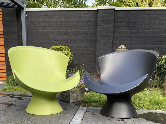 Image 1 of 2x Label by Karim Rashid Kite chairs