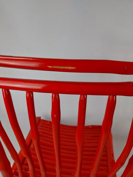 Image 1 of 2 x Cadiz red handmade red chairs. Made in Chile.