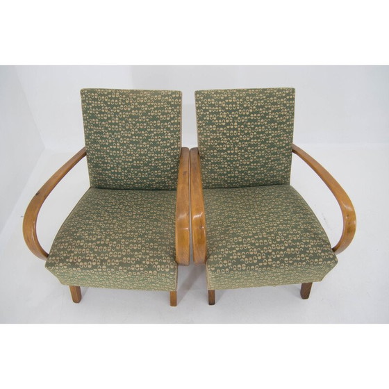 Image 1 of Pair of vintage armchairs by Jindrich Halabala, 1950s