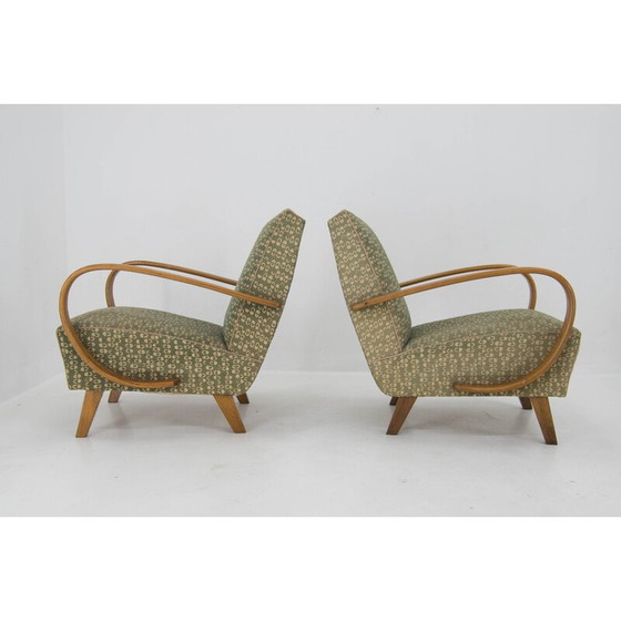 Image 1 of Pair of vintage armchairs by Jindrich Halabala, 1950s