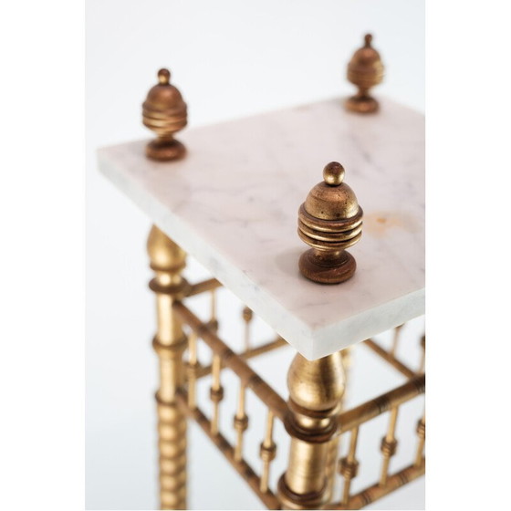 Image 1 of Vintage planter with golden columns, 1930