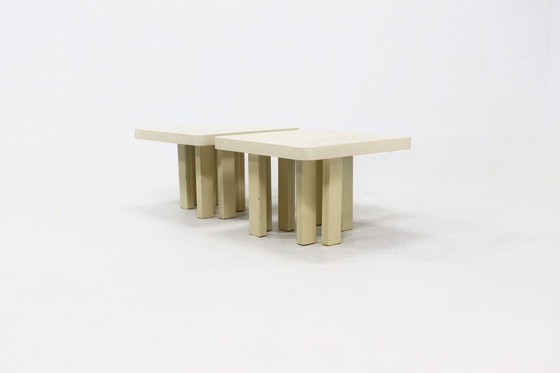 Image 1 of 2 X Vintage Jean Claude Dresse Coffee Tables 