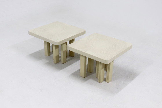 Image 1 of 2 X Vintage Jean Claude Dresse Coffee Tables 