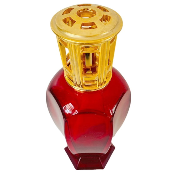 Image 1 of Lampe Berger Paris Athena Ruby Rouge lampe à parfum 1980 état neuf