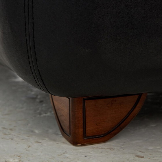 Image 1 of Vintage 3-seater "New York" leather sofa by Alberto Nieri for Galeria Nieri, Italy 1960
