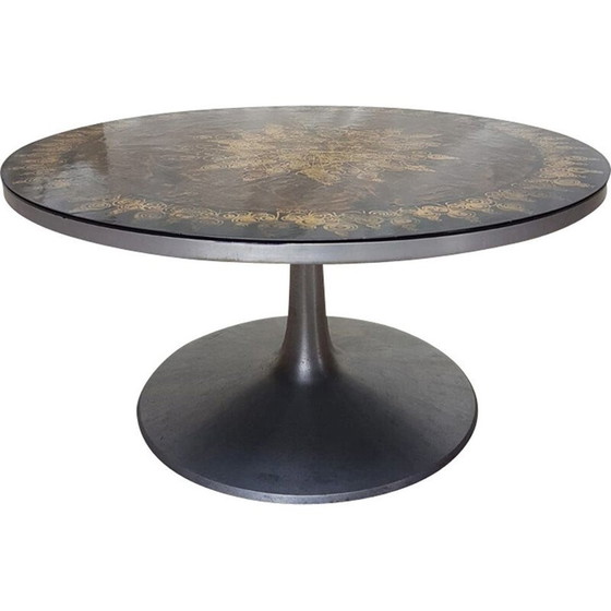 Image 1 of Vintage tulip coffee table by Poul Cadovius for Cado, Denmark