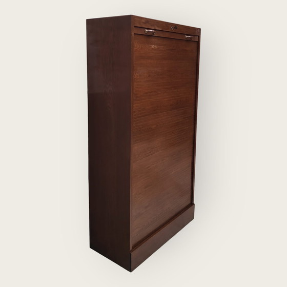 Image 1 of Mid Century roller shutter cabinet