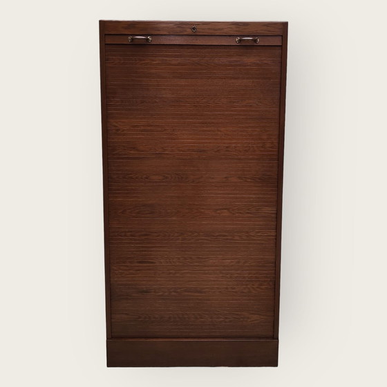 Image 1 of Mid Century roller shutter cabinet