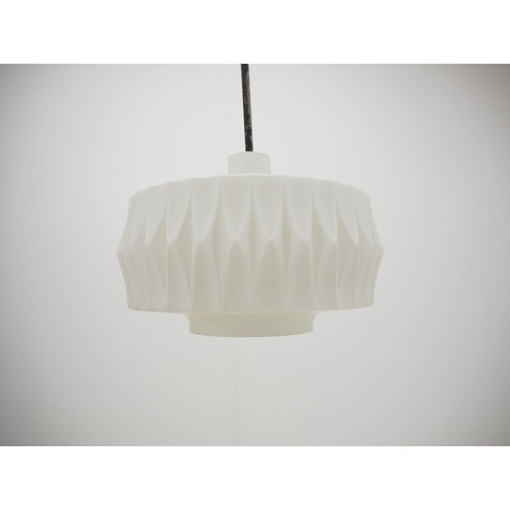 Image 1 of Lampadario in vetro d'epoca, Cecoslovacchia 1960