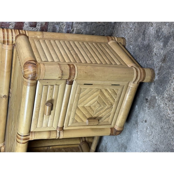 Image 1 of Toletta vintage in bambù, 1970