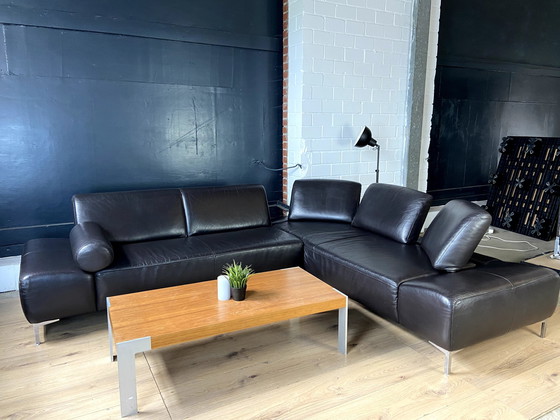 Image 1 of Willi Schillig leather sofa Loop with plug-in elements