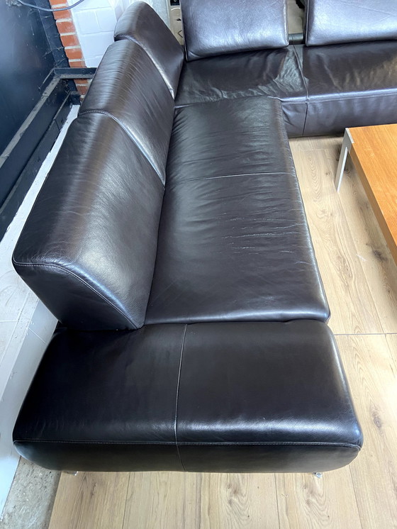 Image 1 of Willi Schillig leather sofa Loop with plug-in elements