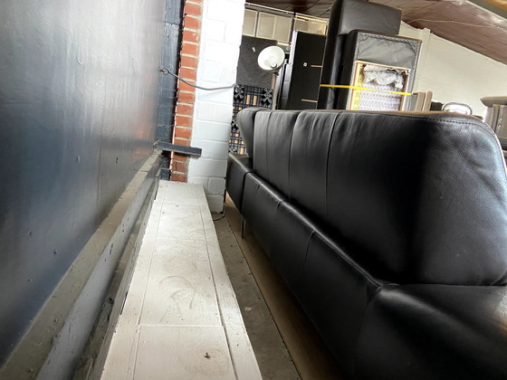 Image 1 of Willi Schillig leather sofa Loop with plug-in elements