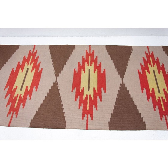 Image 1 of Mid century modern rug Kelim 1960s