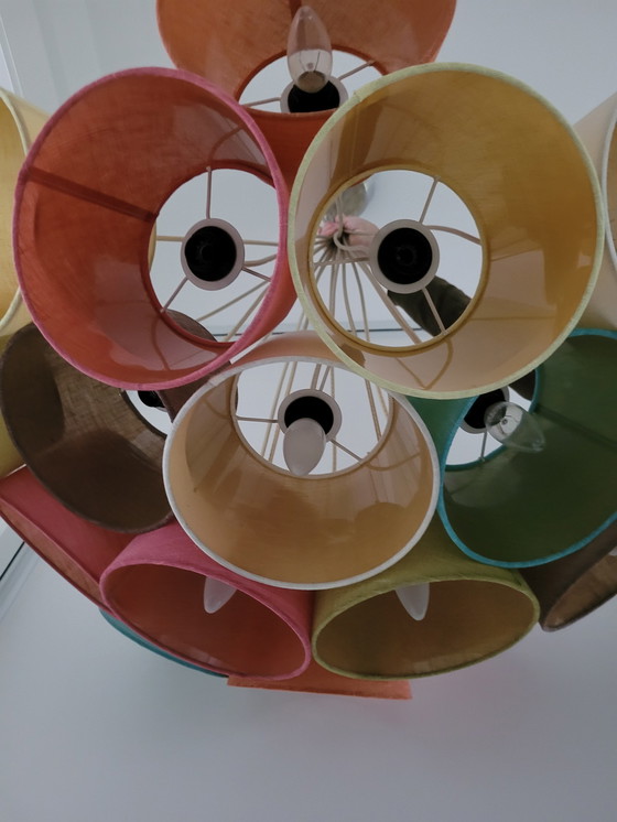 Image 1 of Unique Pendant Lamp With 16 Lampshades