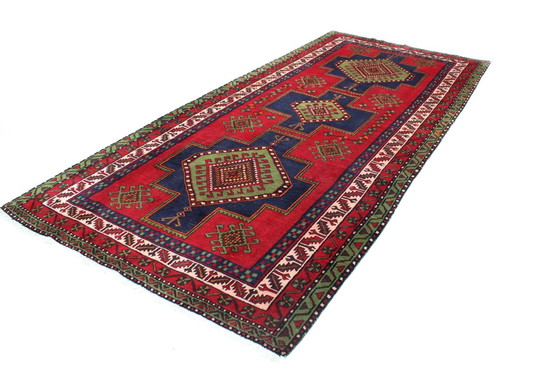 Image 1 of Original hand-knotted Persian carpet Ardebil Old 364 X 166 Cm Top condition