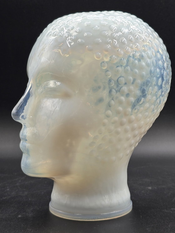 Image 1 of Glass Head, Opaline Glass