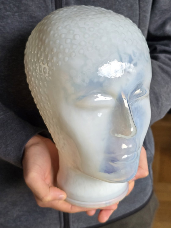 Image 1 of Glass Head, Opaline Glass