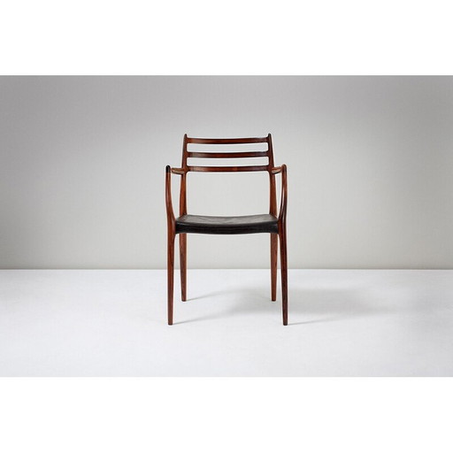 Vintage armchair model 62 in rosewood by Niels Moller for  J.L. Moller Mobelfabrik 1962