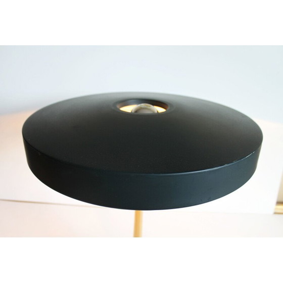 Image 1 of Vintage Major table lamp in metal and brass by Louis Kalff for Philips, 1970s