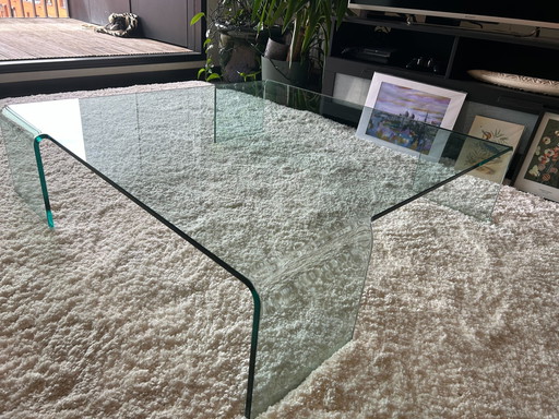 Fiam Neutra glass coffee table