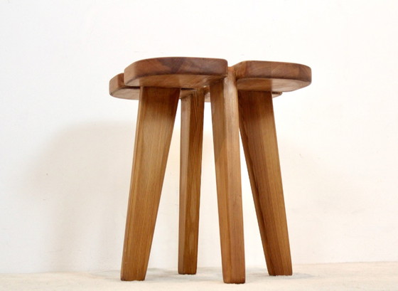 Image 1 of Pinewood ‘Apila’ Stool by Rauni Peippo for Stockmann Orno, Finland 19