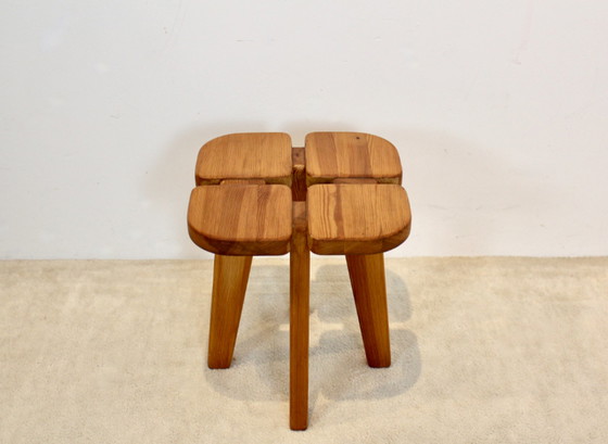 Image 1 of Pinewood ‘Apila’ Stool by Rauni Peippo for Stockmann Orno, Finland 19