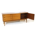 Vintage sideboard with beautiful handles made in the 60s
