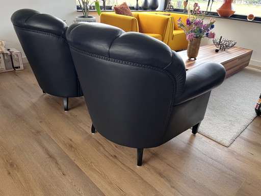 2x Poltrona Frau Armchairs