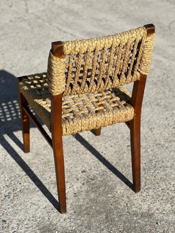 Image 1 of  Chair by Adrien Audoux & Frida Minet for Vibo Vesoul, 1950s