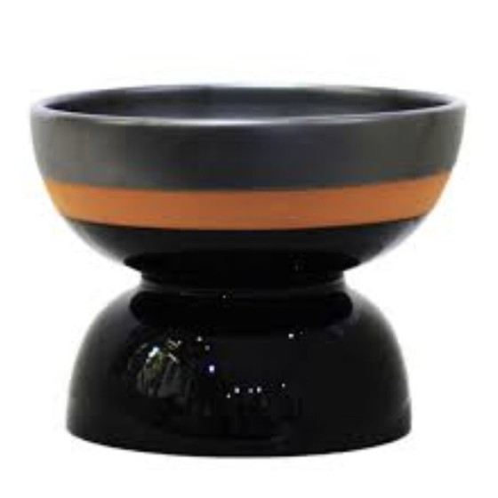 Image 1 of Vintage glazed ceramic centerpiece by Ettore Sottsass
