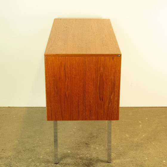 Image 1 of Display cabinet with sliding doors, teak, 1970s