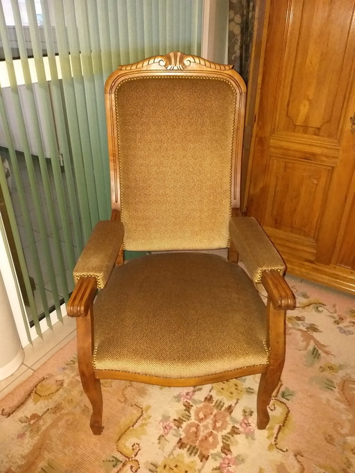 Antique Voltaire Armchair