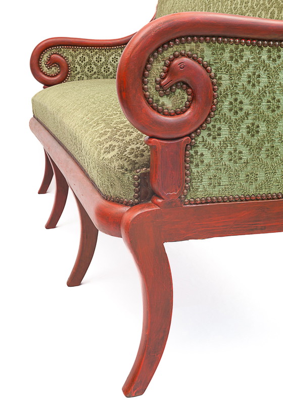 Image 1 of Velvet Bench Seat