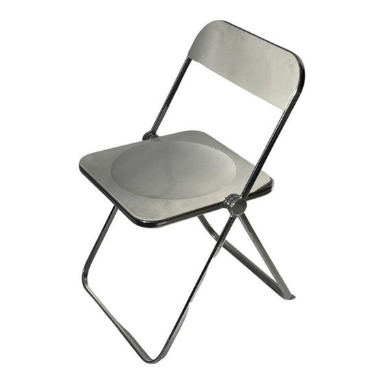 Image 1 of Giancarlo Piretti  Plia lucite Folding chair by Castelli