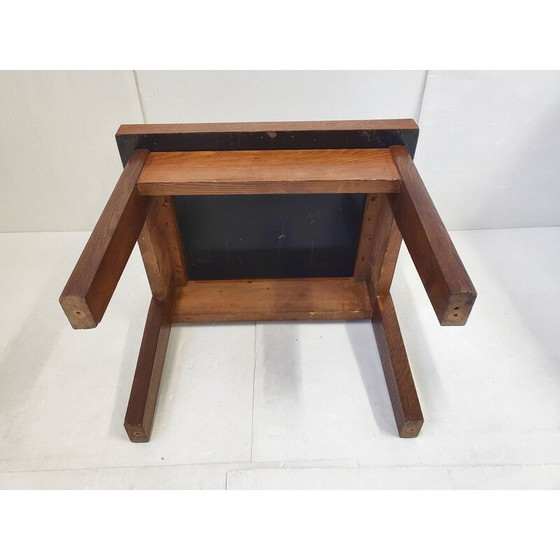 Image 1 of Vintage side table in epoxy resin, 1960
