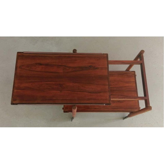 Image 1 of Vintage Modular Rosewood Bar Table Poul Hundevad Danish 1960s 