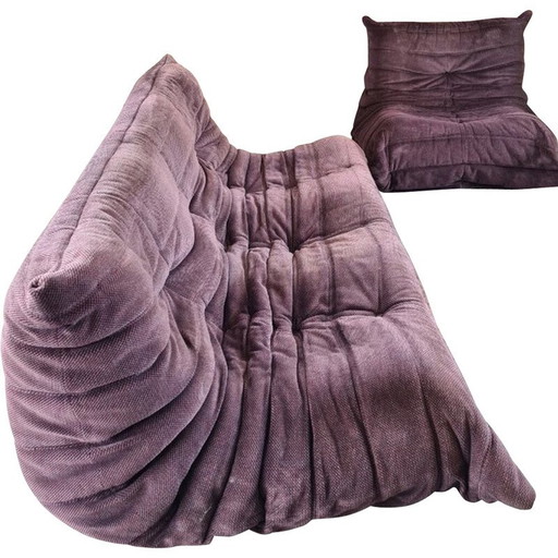 Togo vintage lounge set by Michel Ducaroy for Ligne Roset, 1980