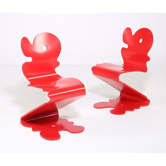 Image 1 of Verner Panton Pantonic 5010 Chairs for Studio Hag